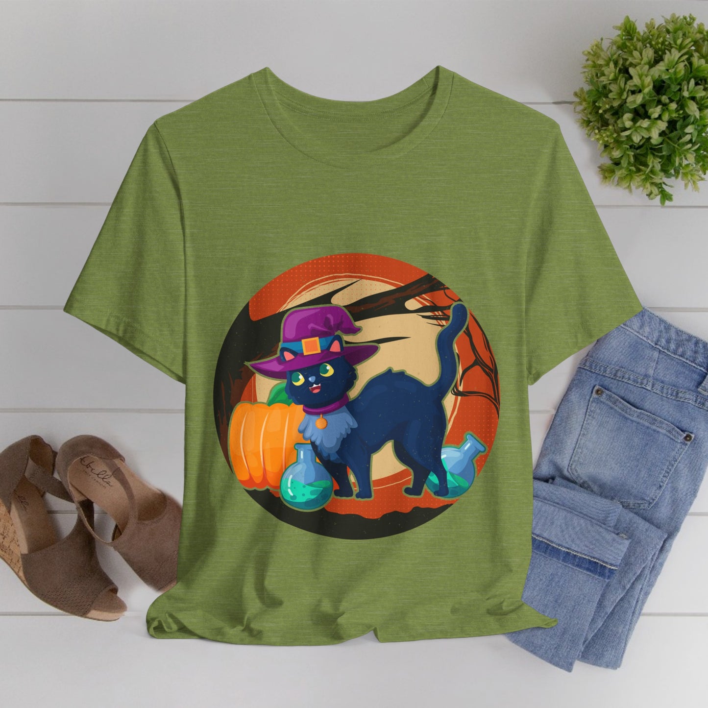 33 - Halloween Cat - T-shirt