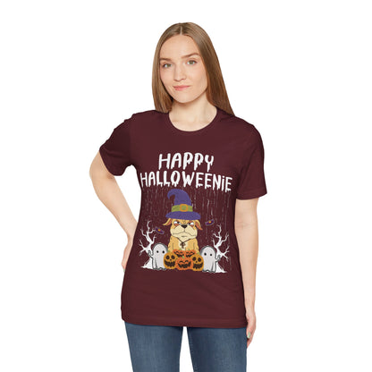 28 - Happy Halloweenie - T-shirt