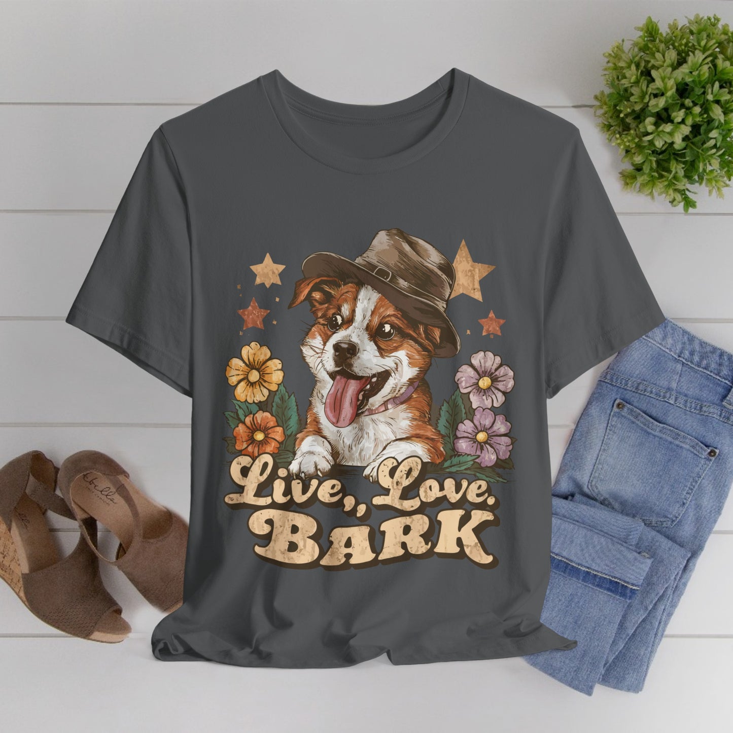 186 - Live Love Bark - T-shirt