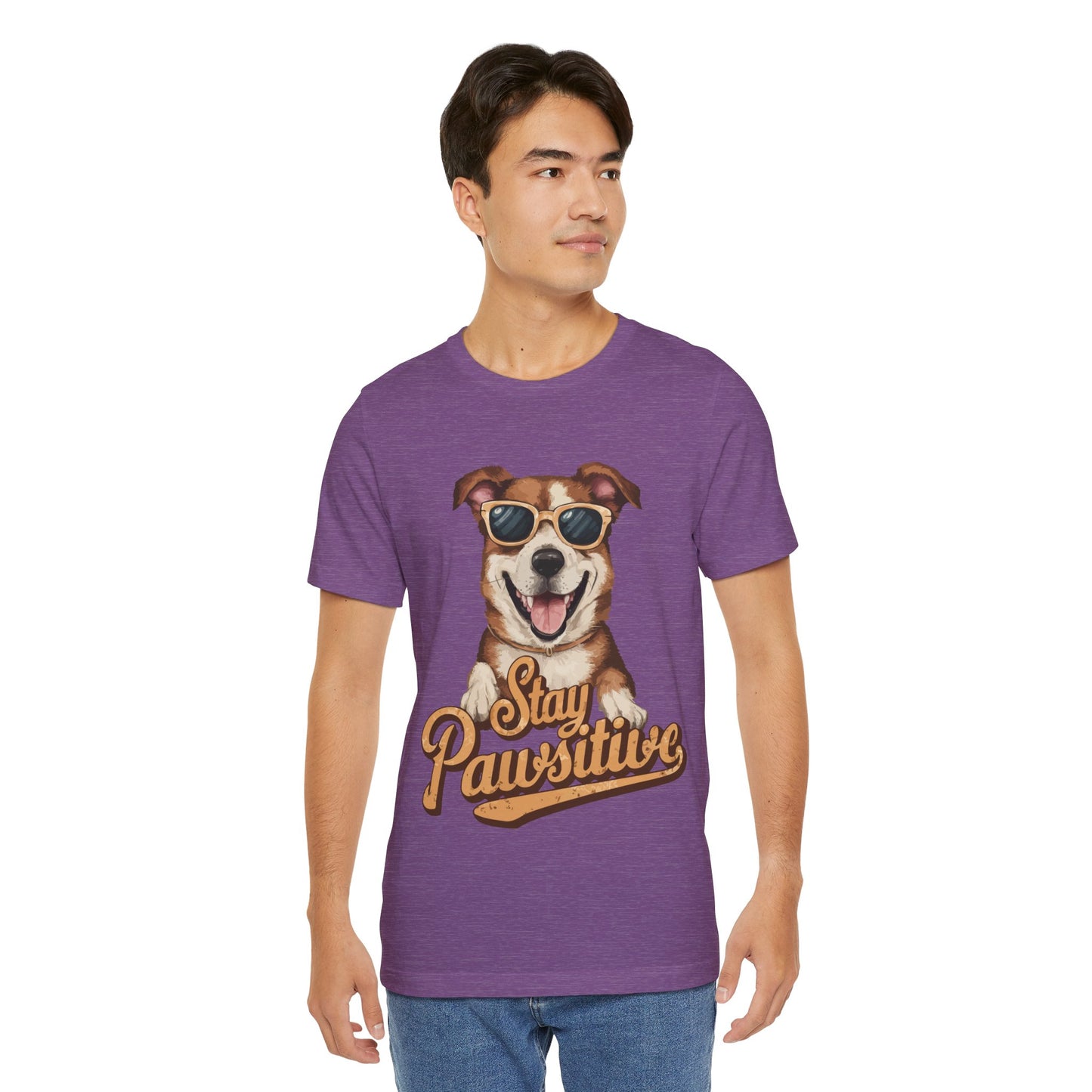 196 - Stay Pawsitive - T-shirt