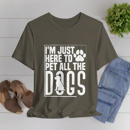 208 - Pet All The Dogs - T-shirt