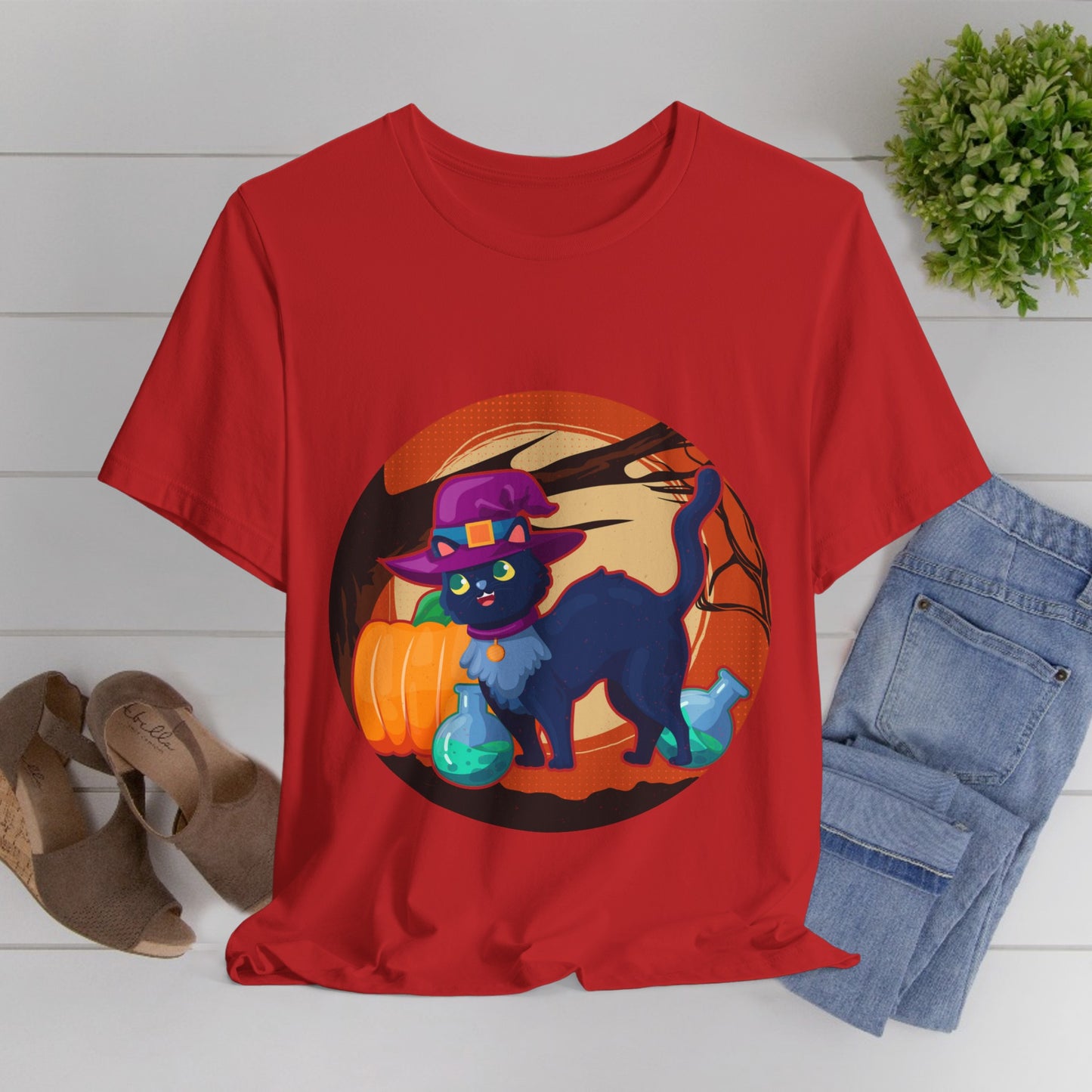 33 - Halloween Cat - T-shirt