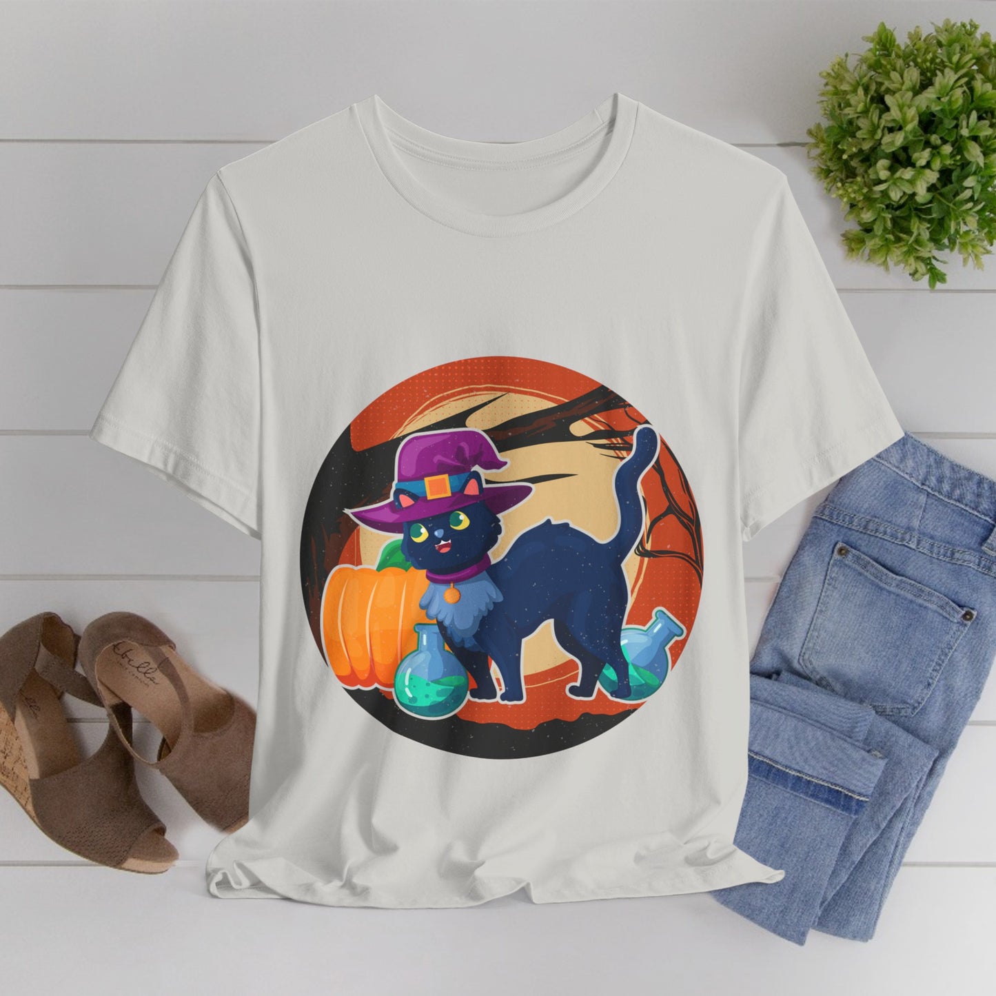 33 - Halloween Cat - T-shirt