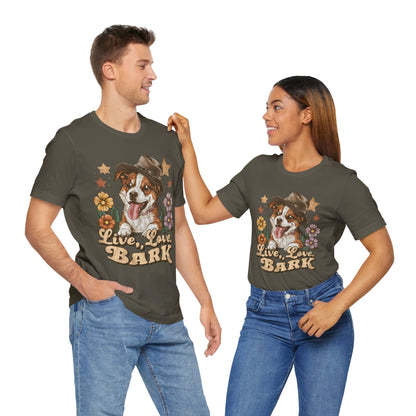 186 - Live Love Bark - T-shirt