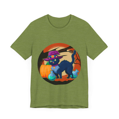 33 - Halloween Cat - T-shirt