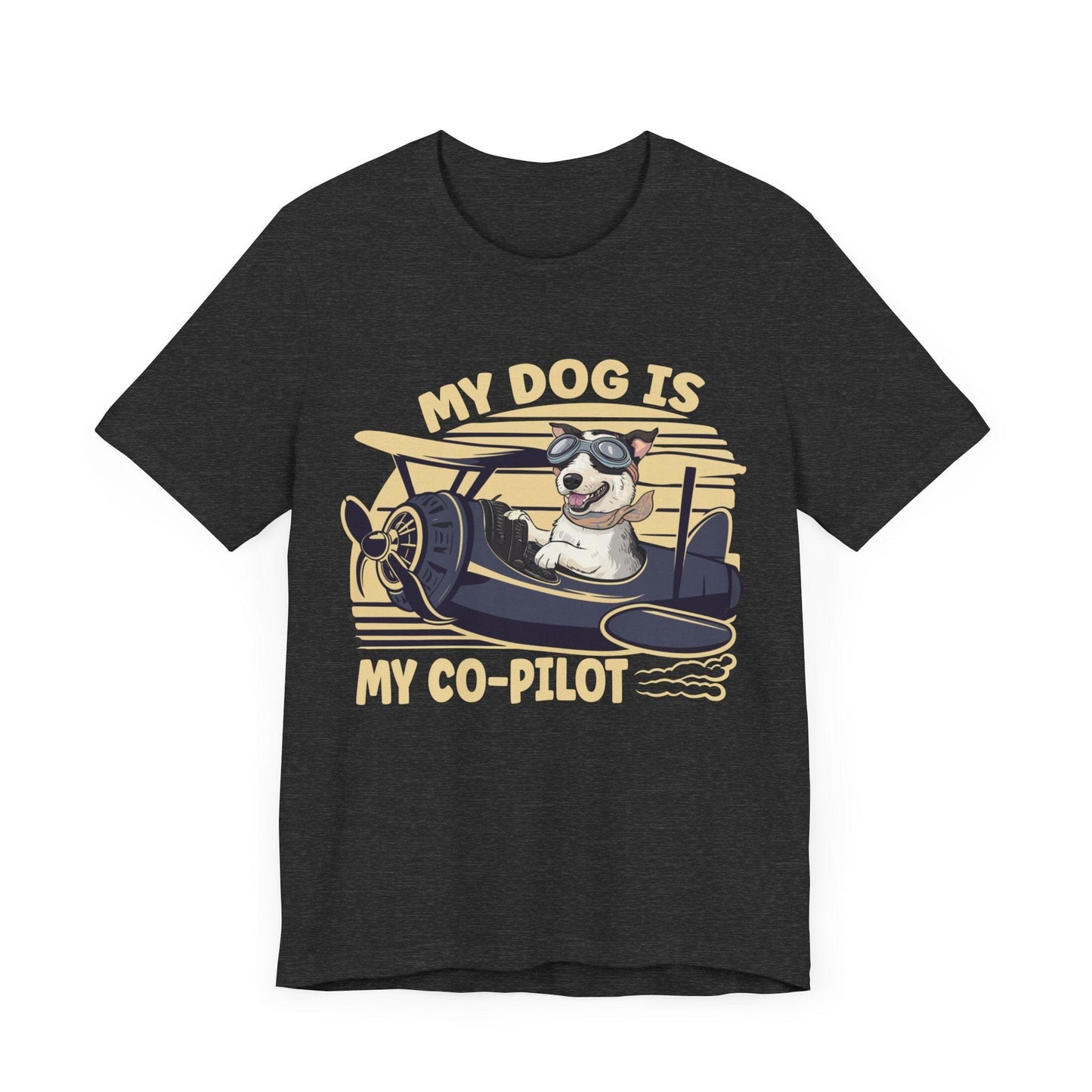 189 - My Dog Is My Co-Pilot - T-shirt