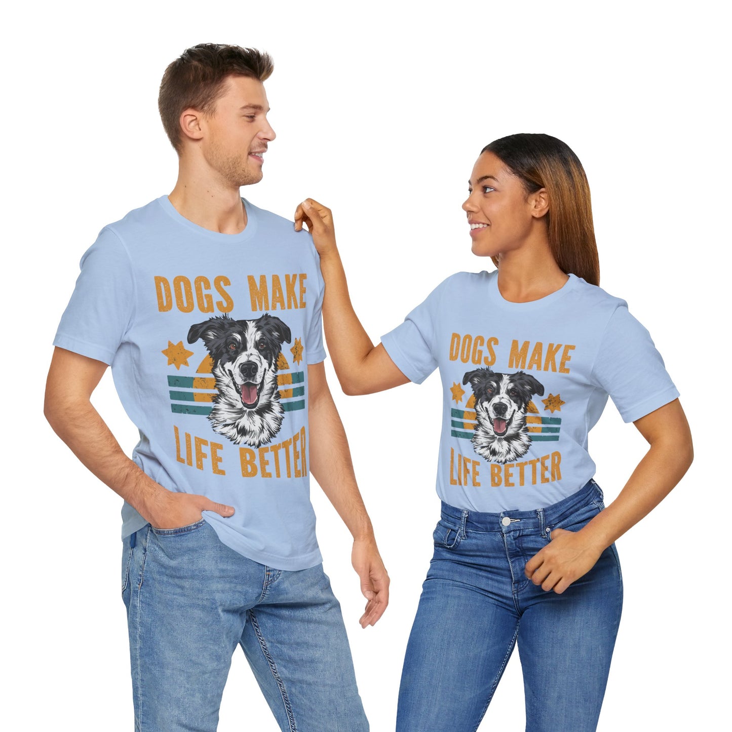 169 - Dogs Make Life Better - T-shirt