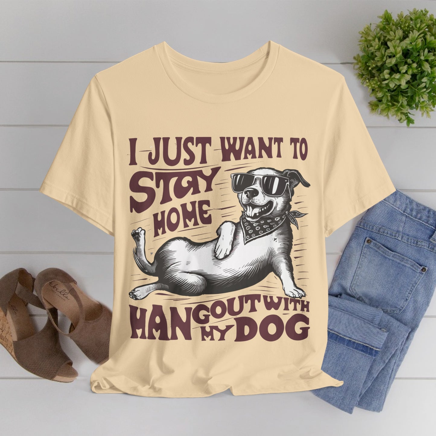 174 - Hangout With My Dog - T-shirt