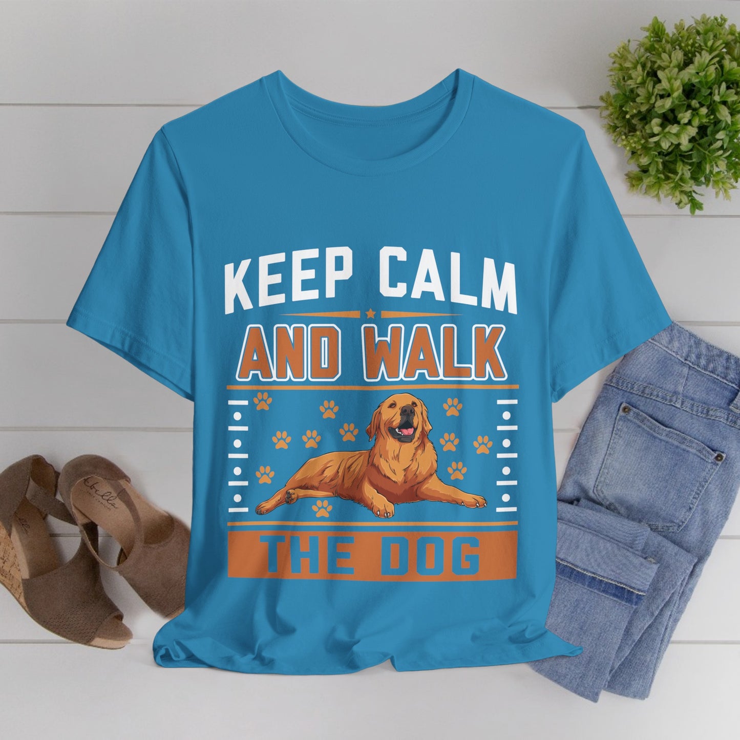 80 - Keep Calm and Walk - T-shirt