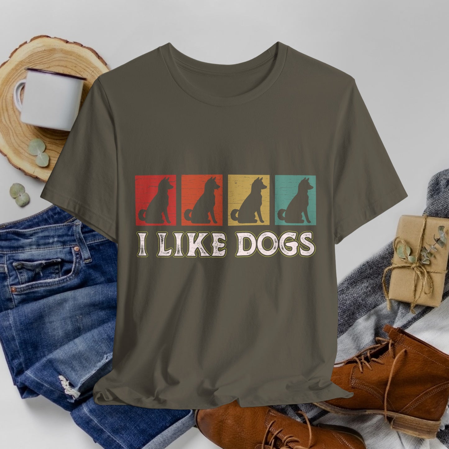 61 - I Like Dogs - T-shirt