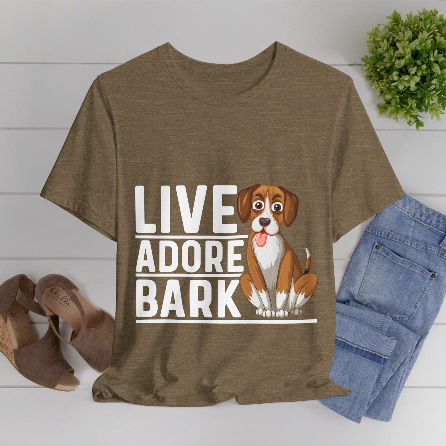 10 - Live Adore Bark - T-shirt