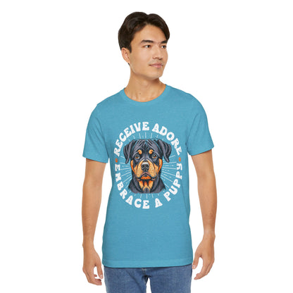 27 - Embrace a Puppy - T-shirt