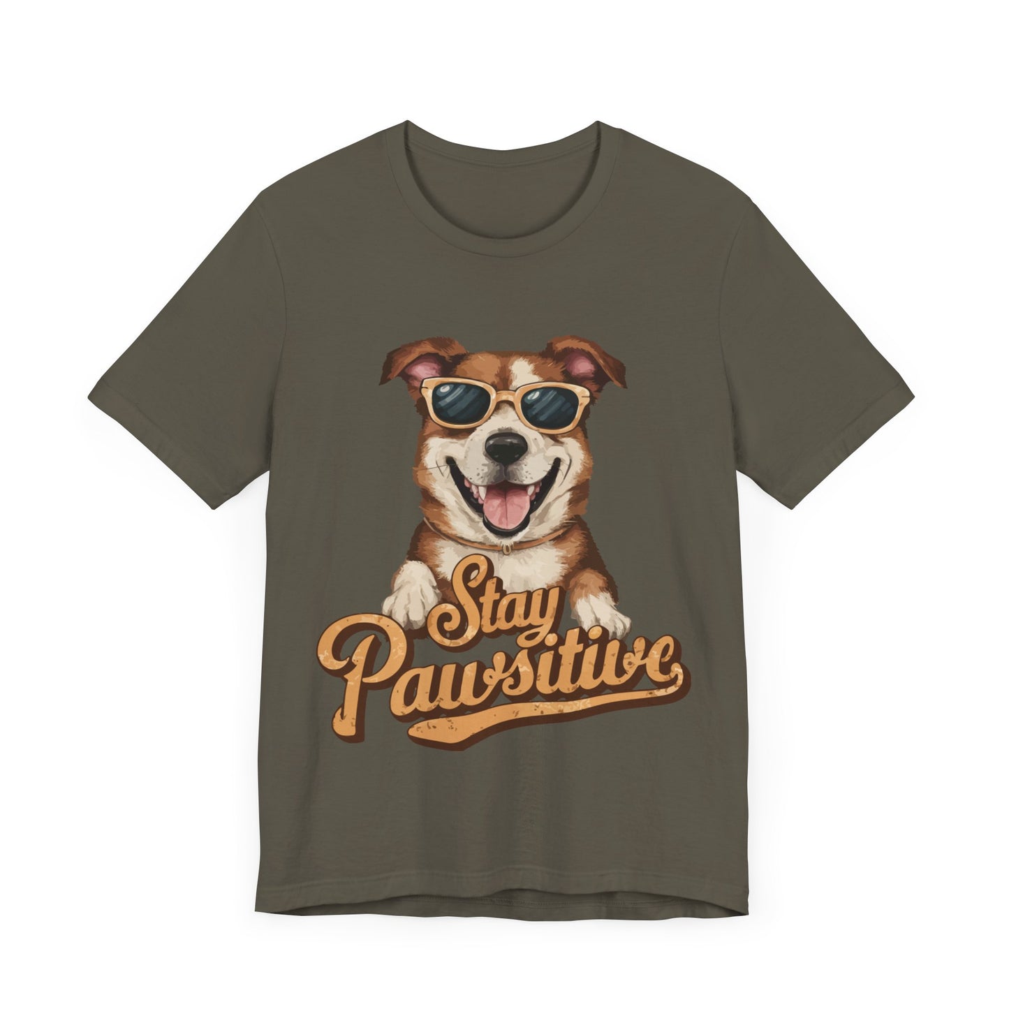 196 - Stay Pawsitive - T-shirt