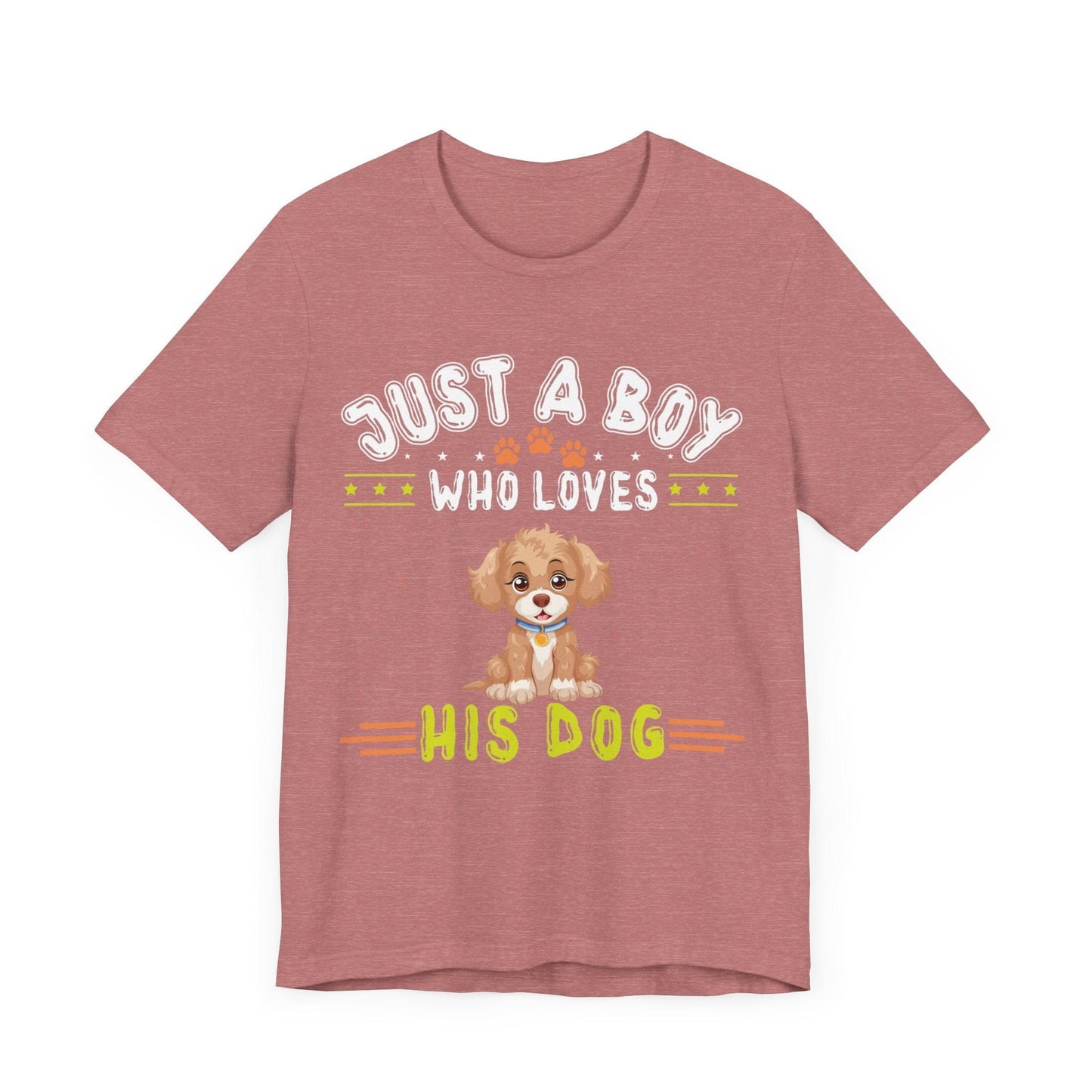 08 - Just a boy who loves his dog - T-shirt