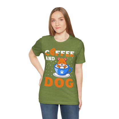 120 - Coffee and Dog - T-shirt