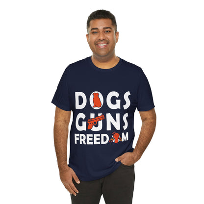 99 - Dogs Guns - T-shirt