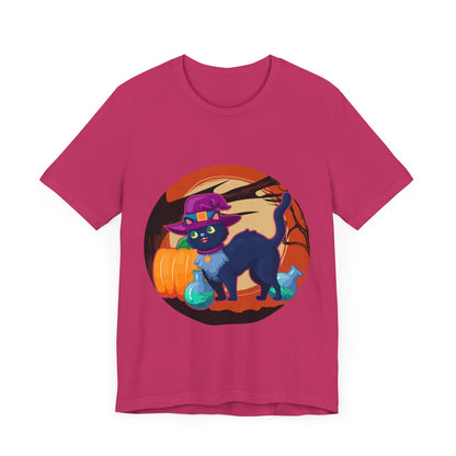 33 - Halloween Cat - T-shirt