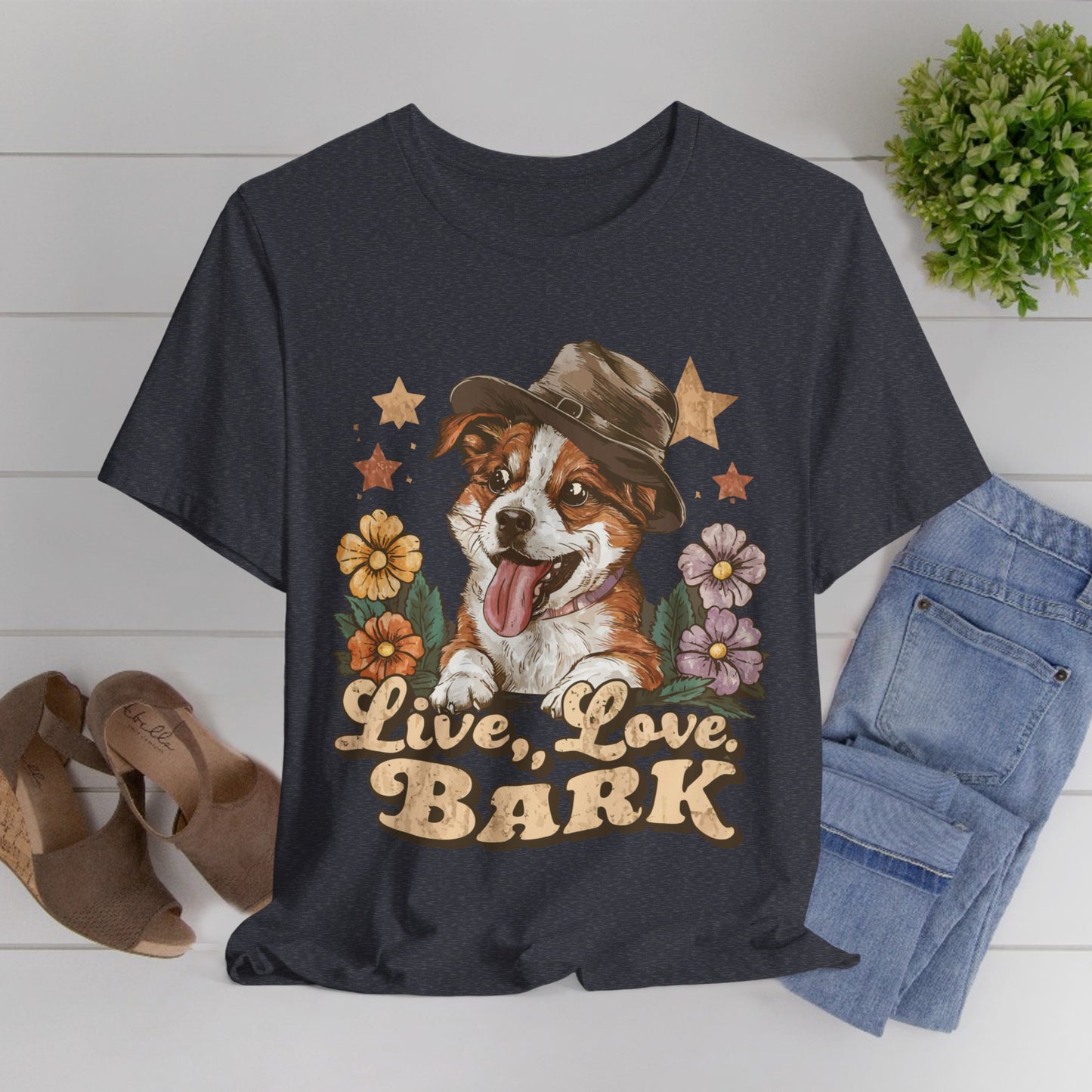 186 - Live Love Bark - T-shirt