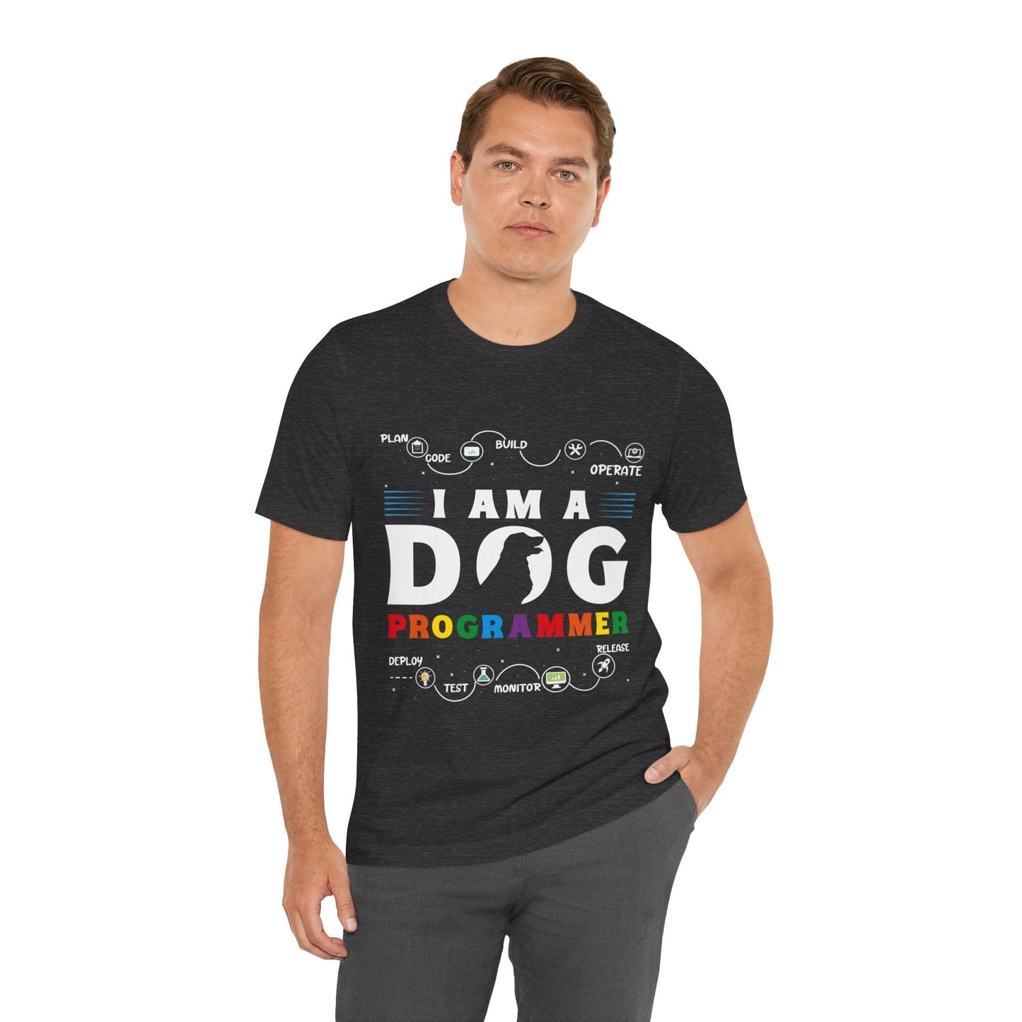 124 - Dog Programmer - T-shirt