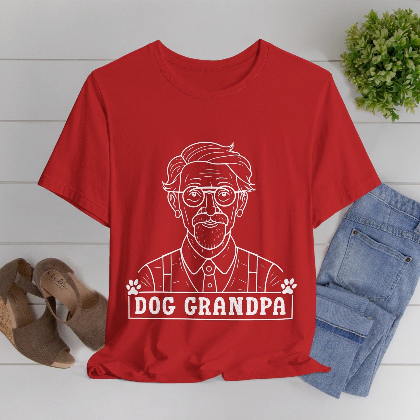 102 - Dog Grandpa - T-shirt