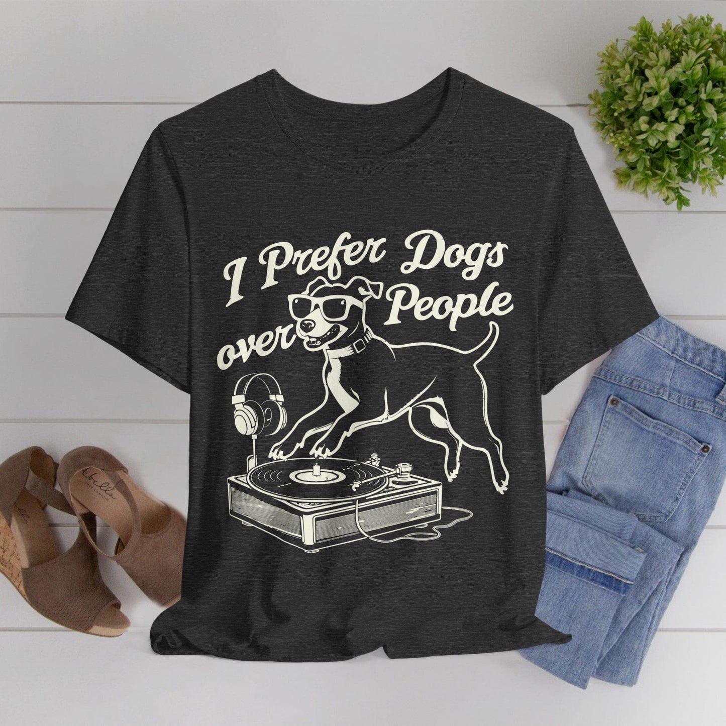 176 - I Prefer Dogs - T-shirt