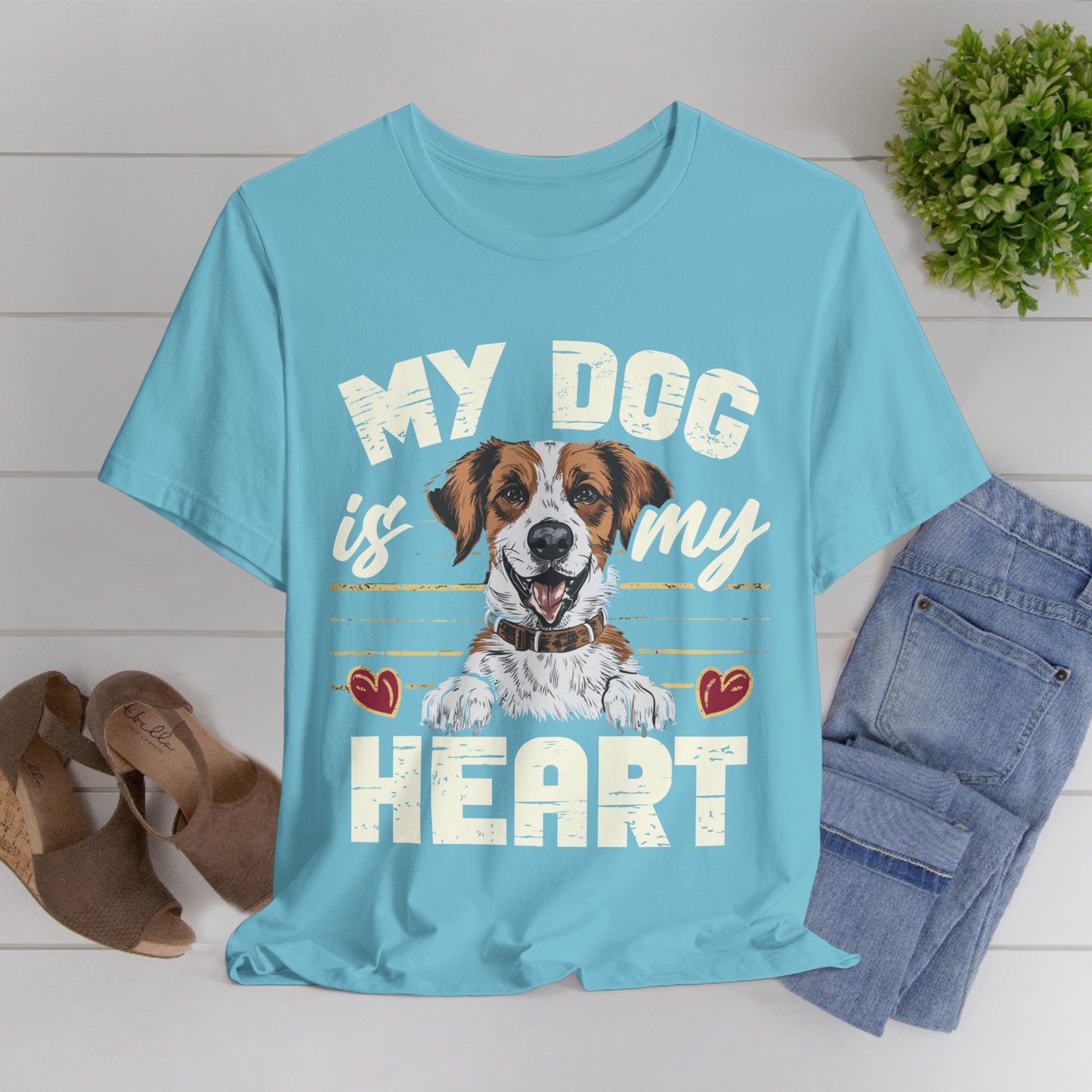 190 - My Dog Is My Heart - T-shirt