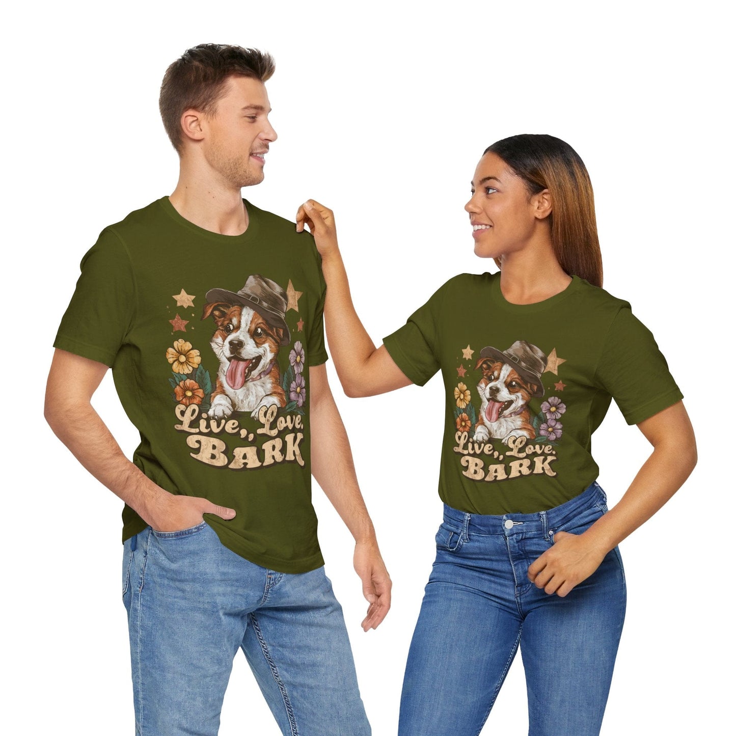 186 - Live Love Bark - T-shirt