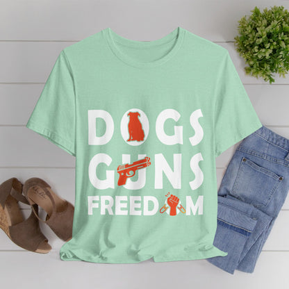 99 - Dogs Guns - T-shirt