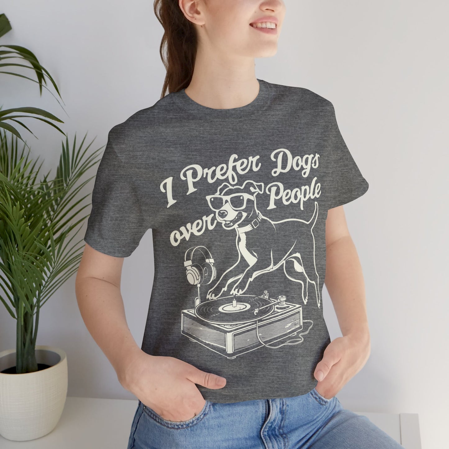 176 - I Prefer Dogs - T-shirt