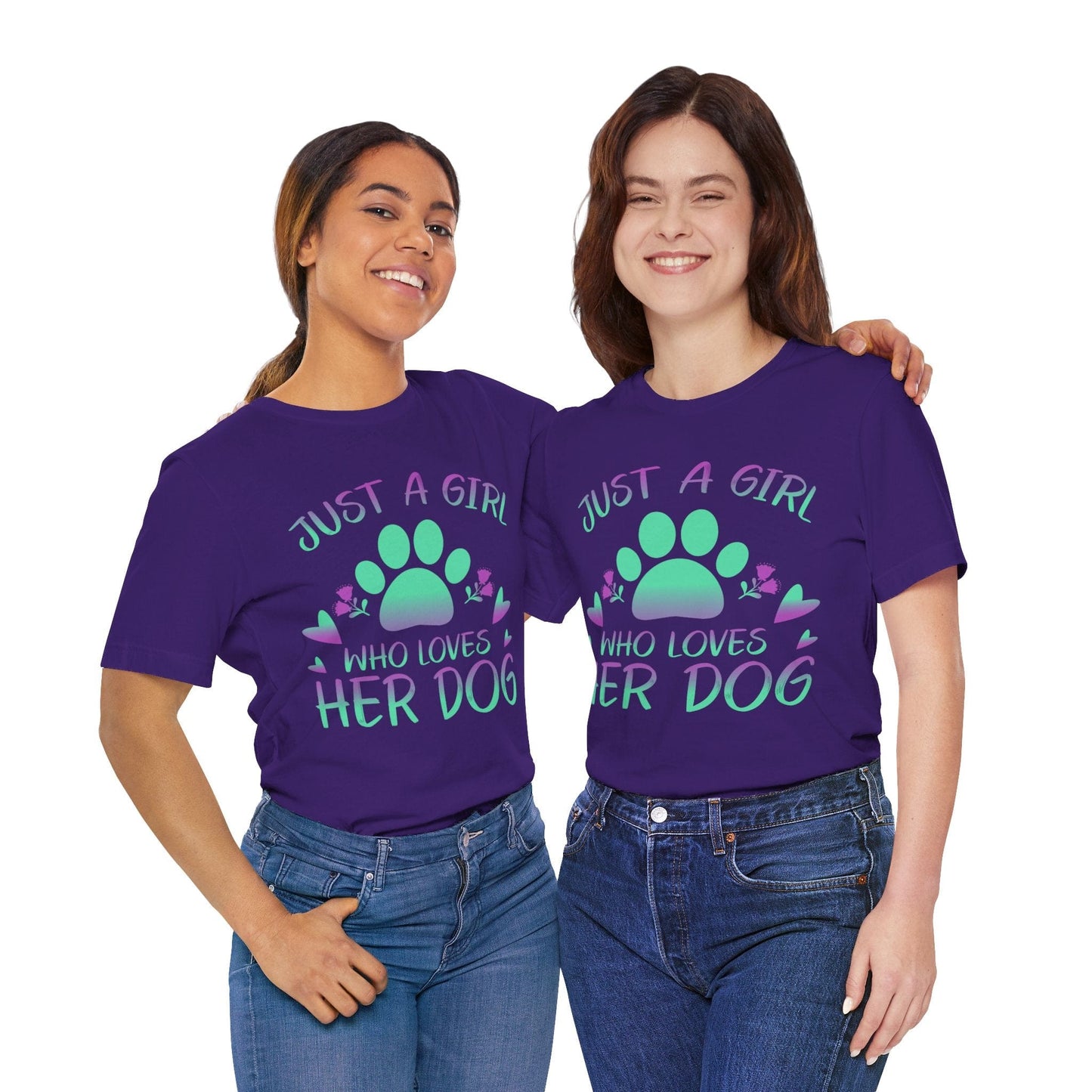 07 - Just a girl who loves her dog -  T-shirt