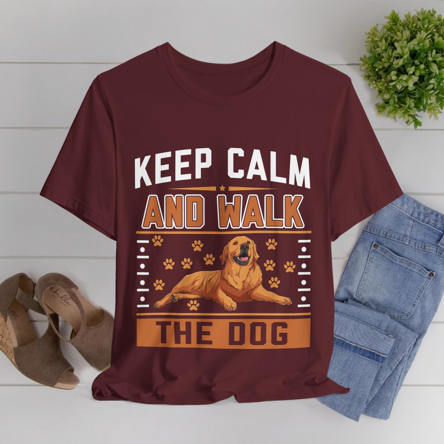 80 - Keep Calm and Walk - T-shirt