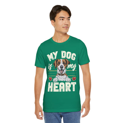 190 - My Dog Is My Heart - T-shirt