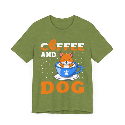 120 - Coffee and Dog - T-shirt