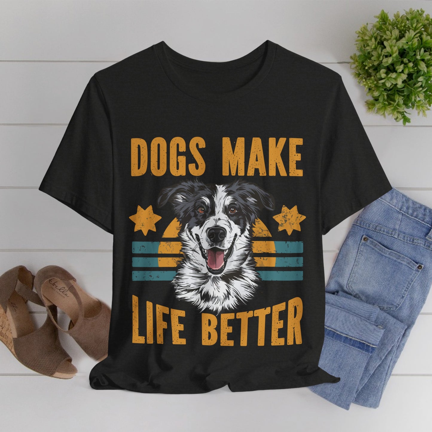 169 - Dogs Make Life Better - T-shirt