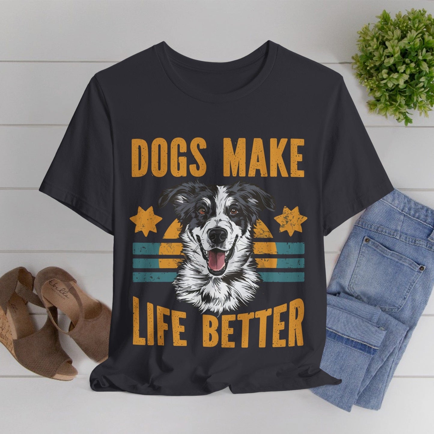 169 - Dogs Make Life Better - T-shirt