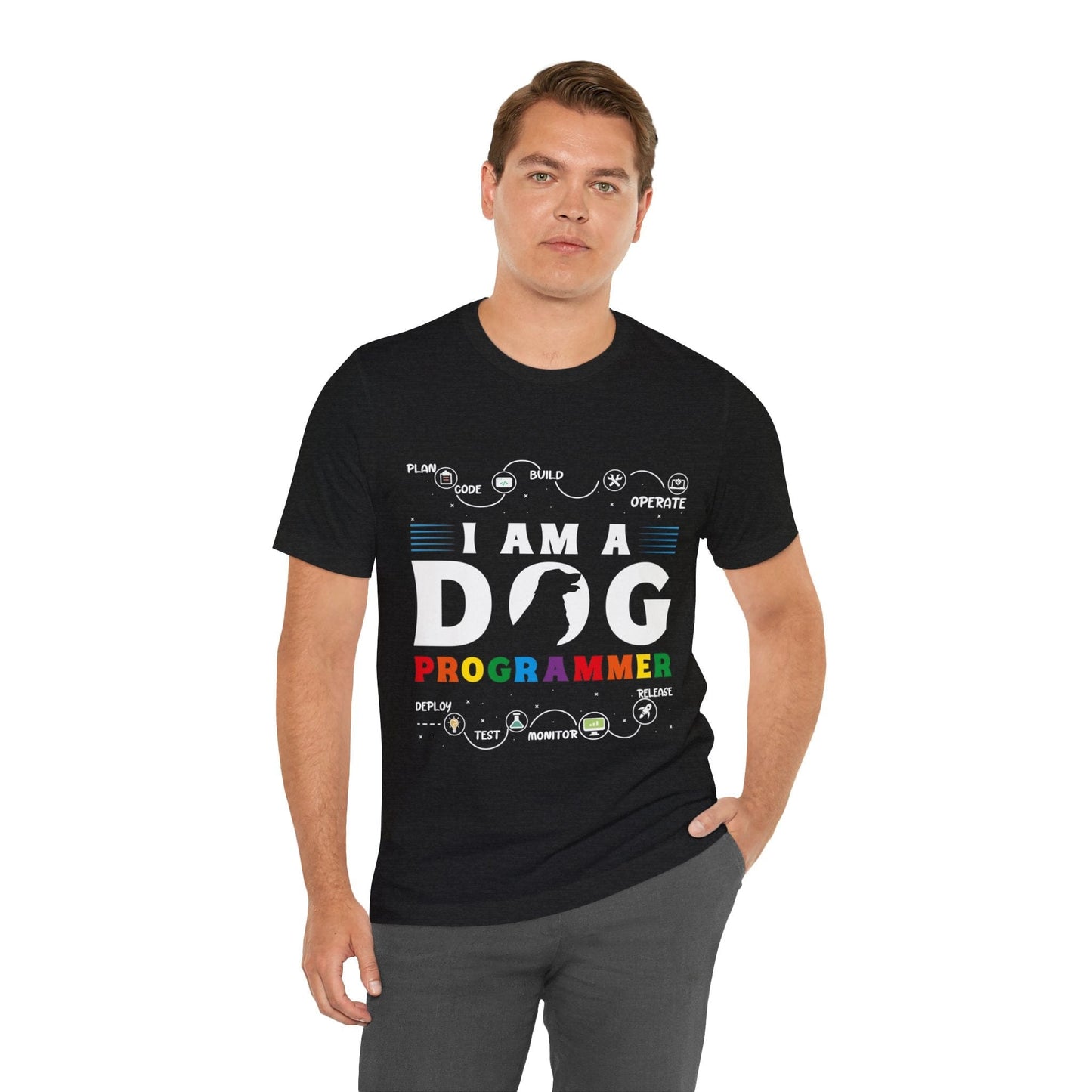 124 - Dog Programmer - T-shirt