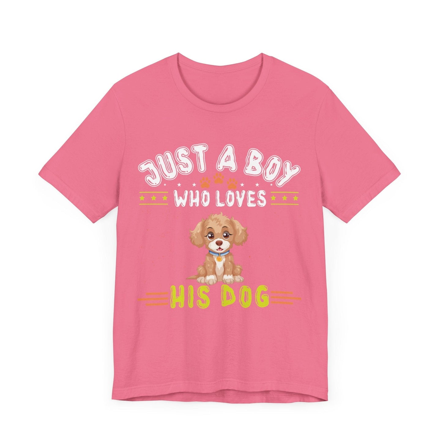 08 - Just a boy who loves his dog - T-shirt