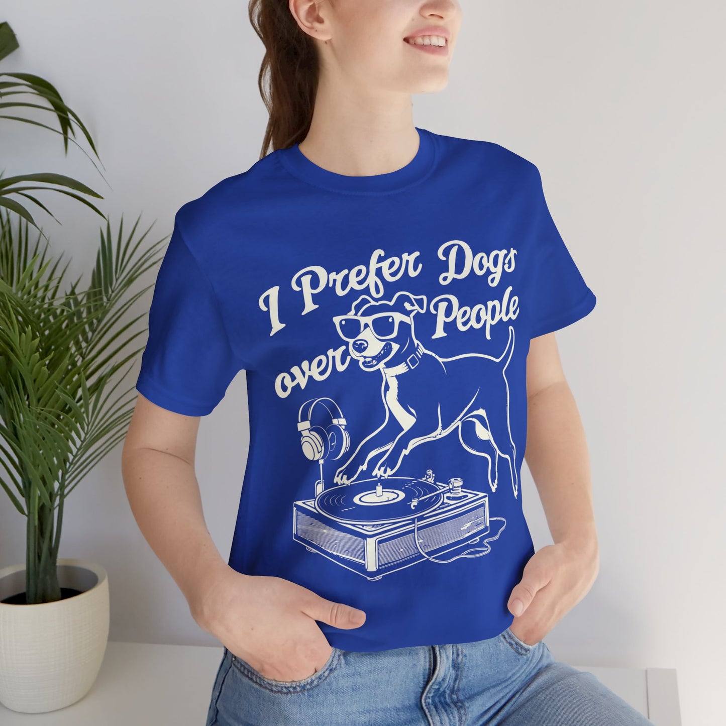 176 - I Prefer Dogs - T-shirt