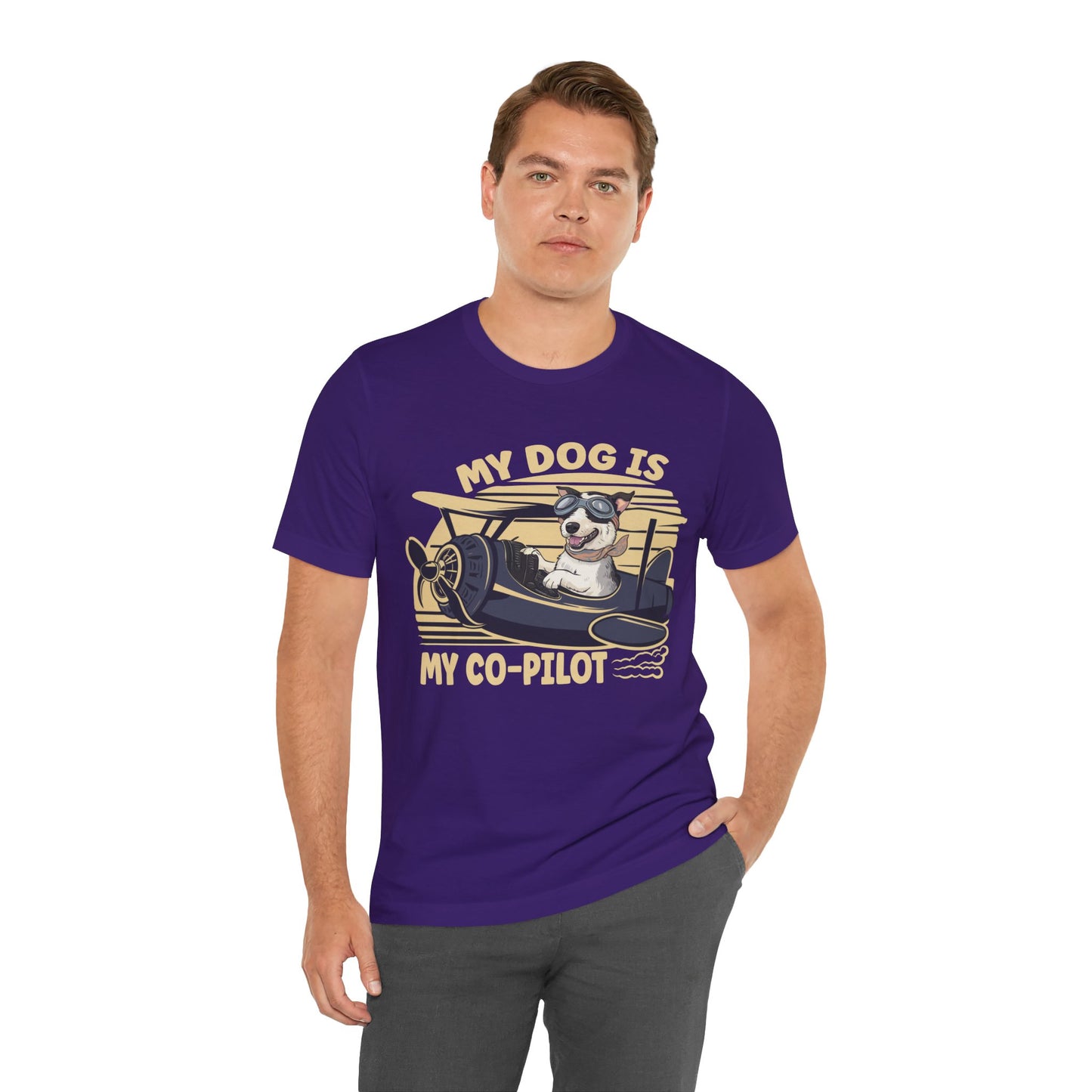 189 - My Dog Is My Co-Pilot - T-shirt