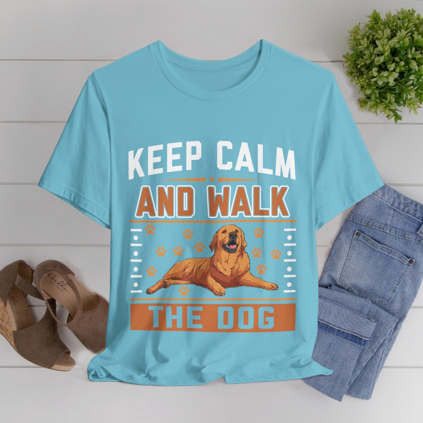 80 - Keep Calm and Walk - T-shirt