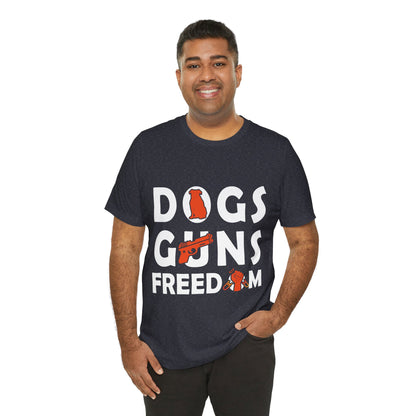 99 - Dogs Guns - T-shirt