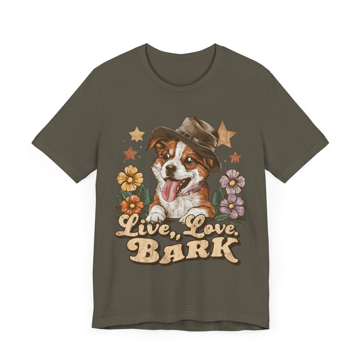 186 - Live Love Bark - T-shirt