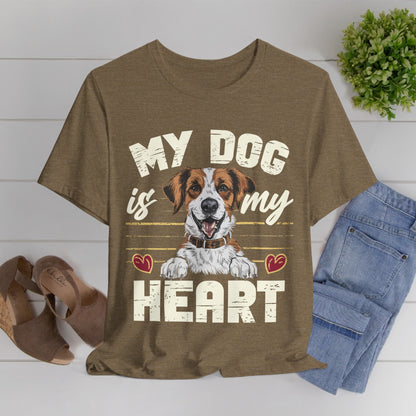 190 - My Dog Is My Heart - T-shirt