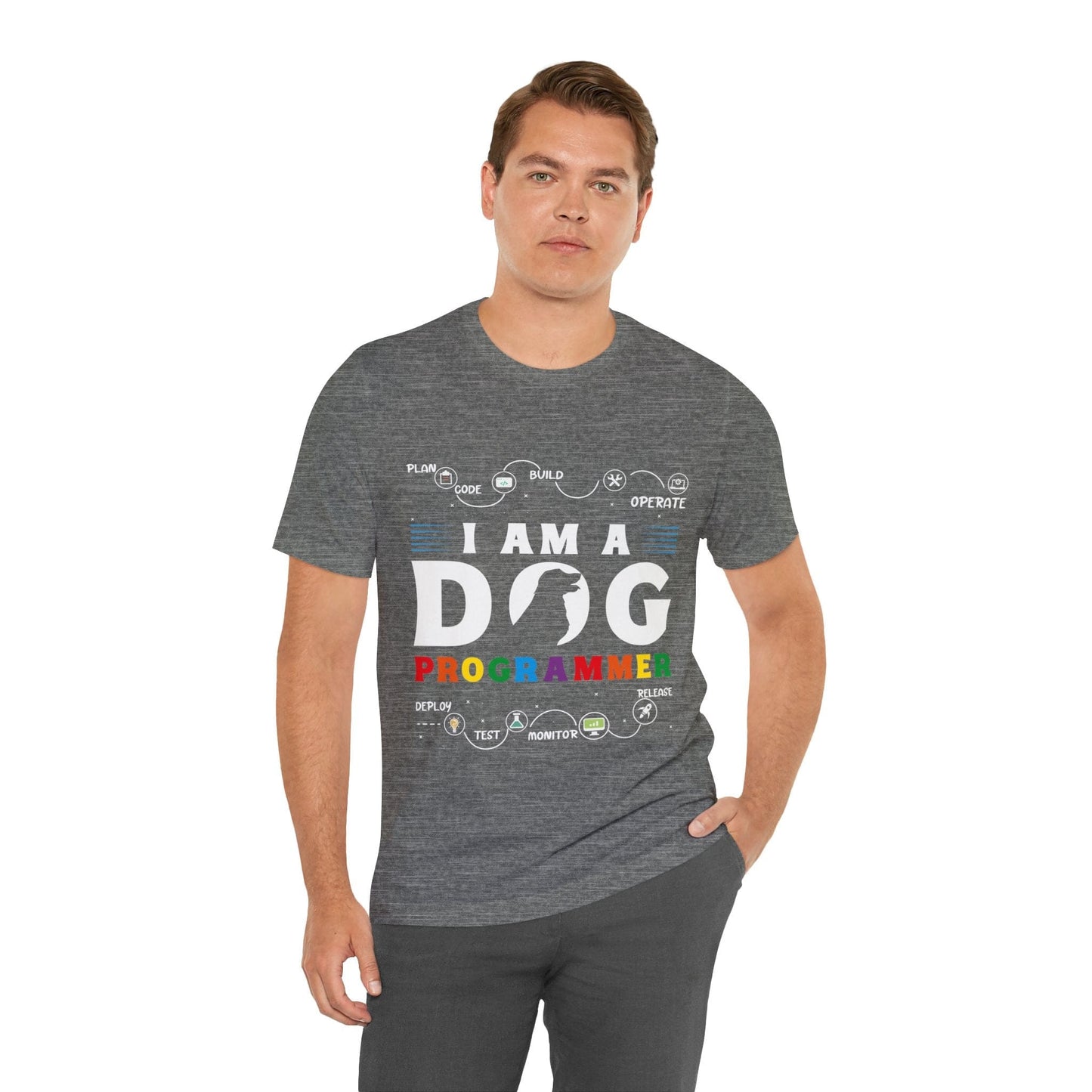 124 - Dog Programmer - T-shirt