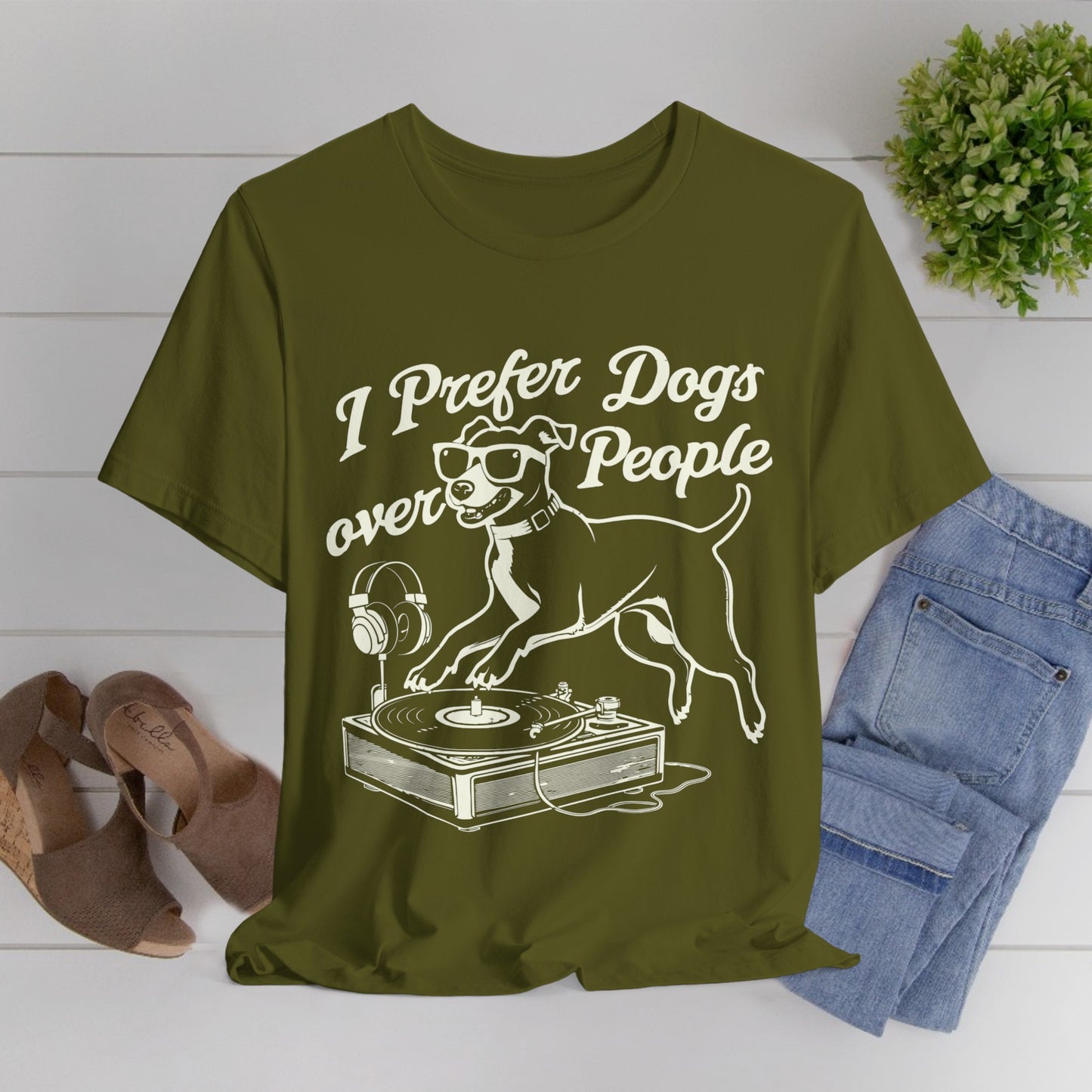 176 - I Prefer Dogs - T-shirt