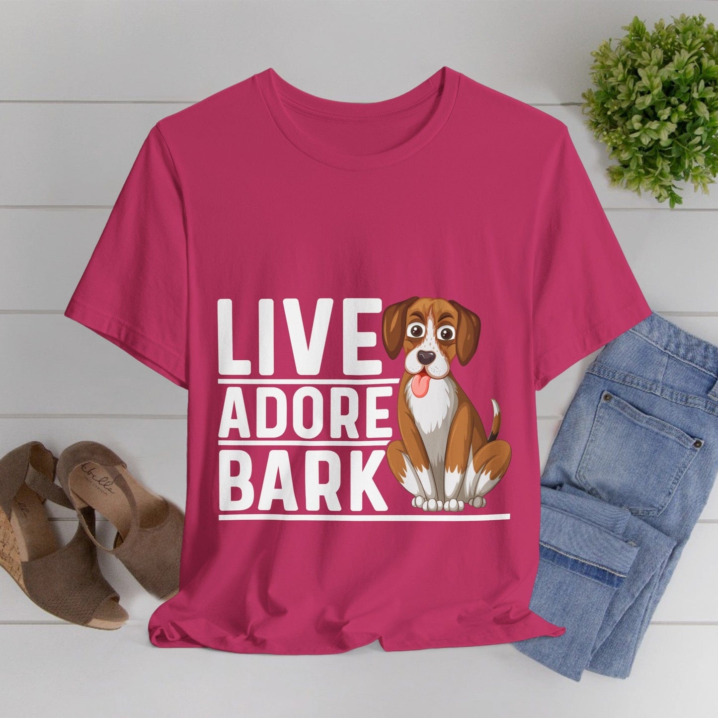 10 - Live Adore Bark - T-shirt