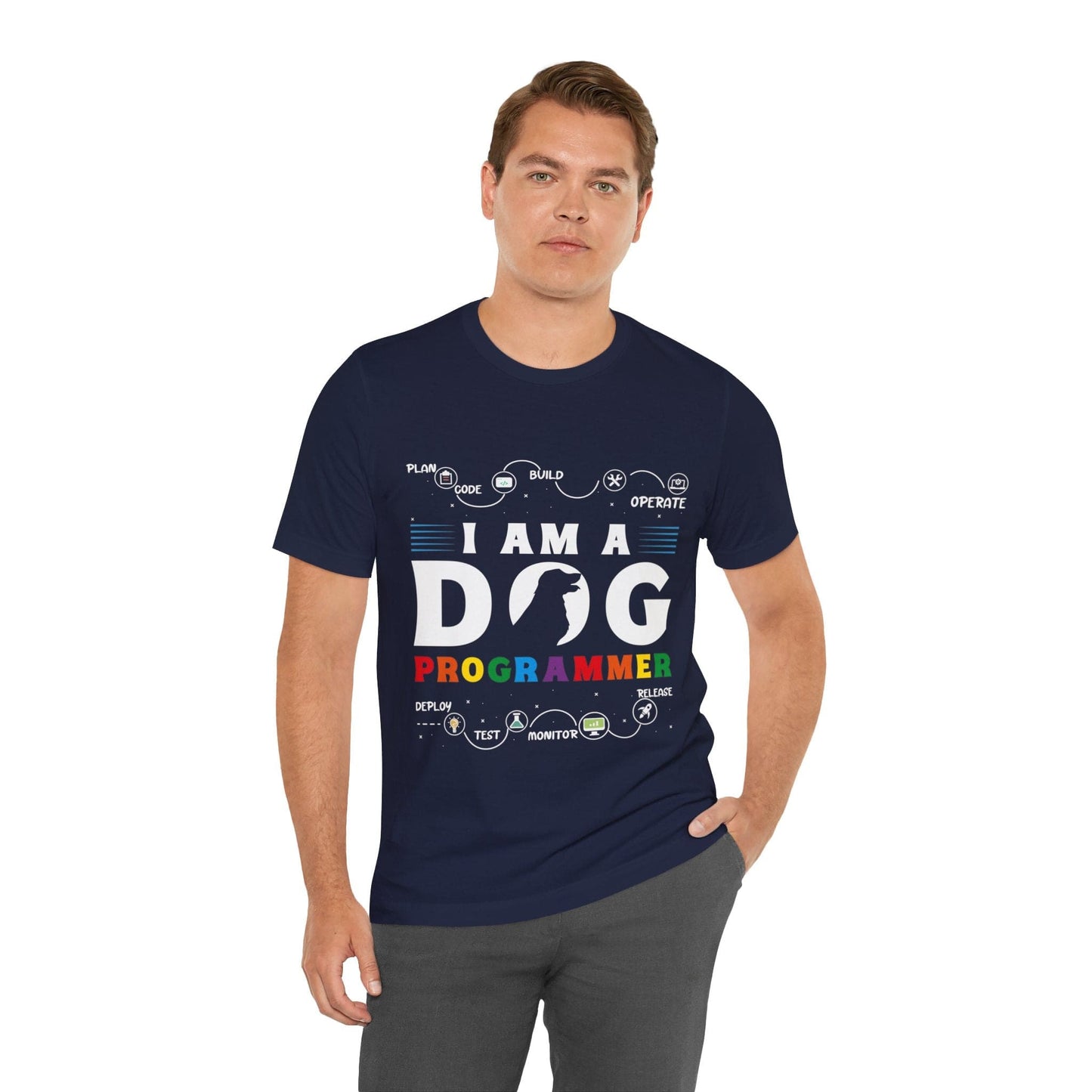 124 - Dog Programmer - T-shirt