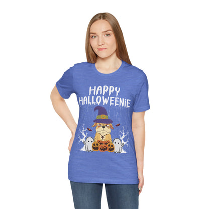 28 - Happy Halloweenie - T-shirt