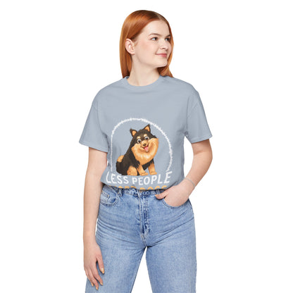 84 - Less People More Dogs - T-shirt