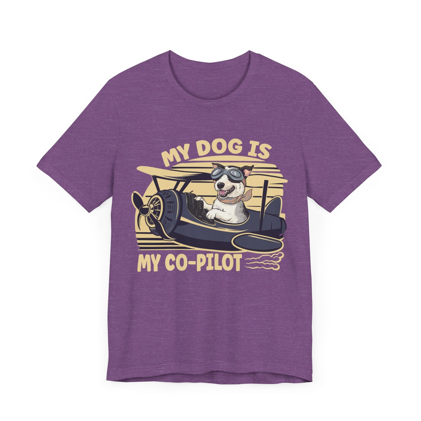 189 - My Dog Is My Co-Pilot - T-shirt